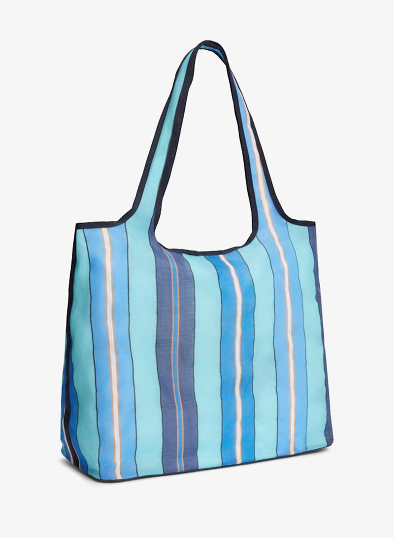 TOMMY HILFIGER Mesh Beach Tote Bag With Pouch - Image 3